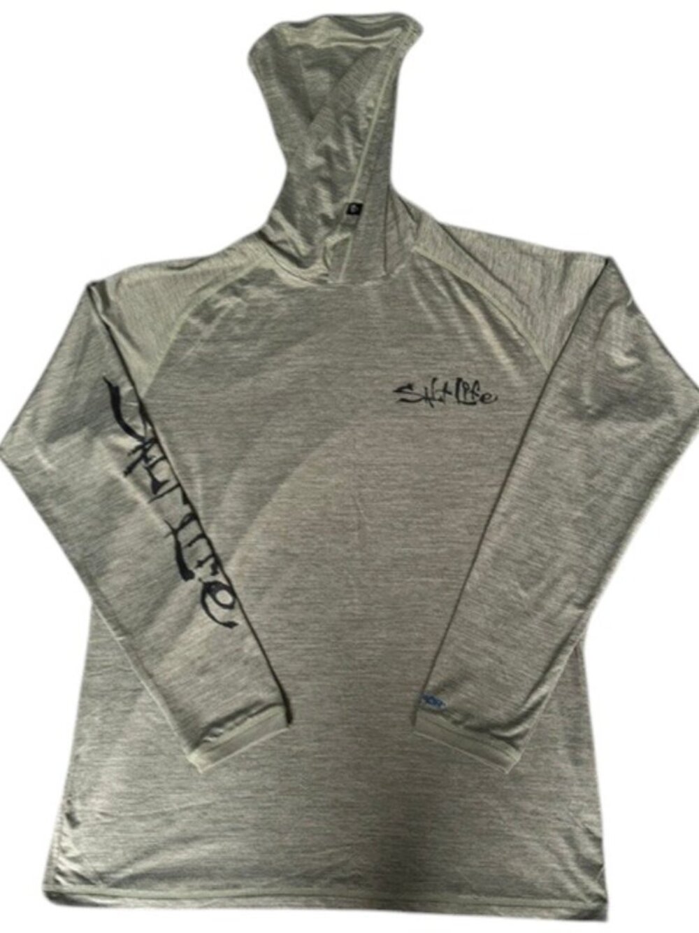 NWOT Salt Life SLX Mens M Performance Sun Hoodie UPF Fishing Lightweight Green